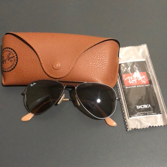 ray ban aviator small metal